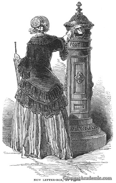 postal services, 1850